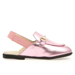 Naturino Mestre Girl's Dress Shoes - Metallic Pink/Elastic Pink New