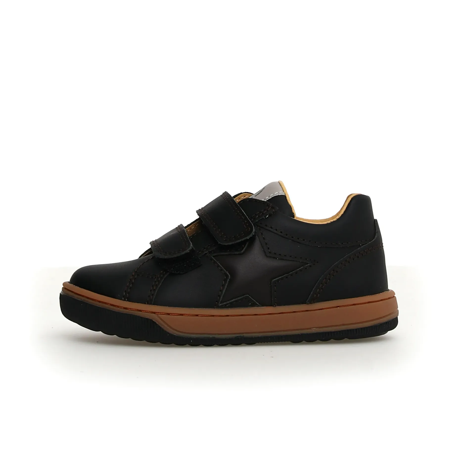 Naturino Minds Vl Boy's and Girl's Casual Shoes - Black/Dark Brown Clearance