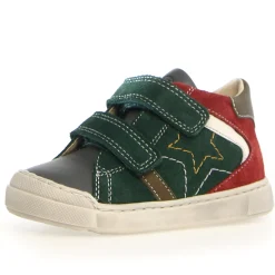Naturino Nerys Vl Boy's and Girl's Casual Shoes - Anthracite/Green Bottle/New Granata Clearance