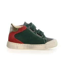 Naturino Nerys Vl Boy's and Girl's Casual Shoes - Anthracite/Green Bottle/New Granata Clearance