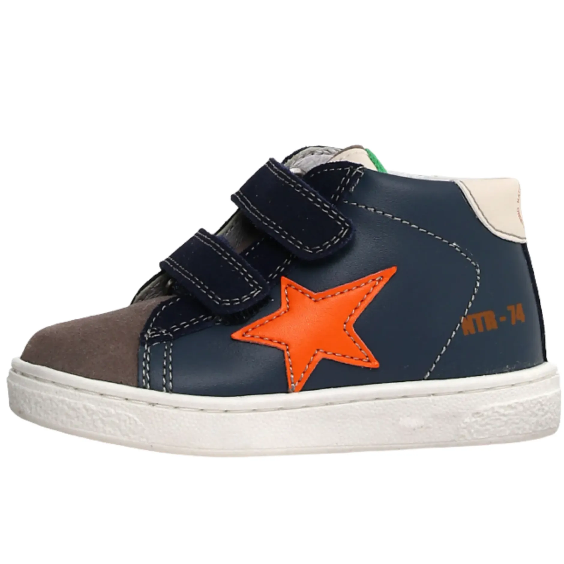 Naturino Pinn High VI Boy's Casual Shoes - Dark Grey/Navy Fashion