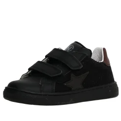 Naturino Pinn VI Boy's and Girl's Casual Shoes - Black/Dark Brown Fashion