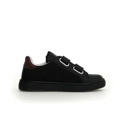 Naturino Pinn VI Boy's and Girl's Casual Shoes - Black/Dark Brown Fashion