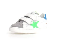 Naturino Pinn VL Boy's and Girl's Casual Shoes Sneakers - Grey/White/Green Fluorescent Hot