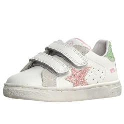 Naturino Pinn Vl Girl's Casual Shoes - White/Pink/Light Green New