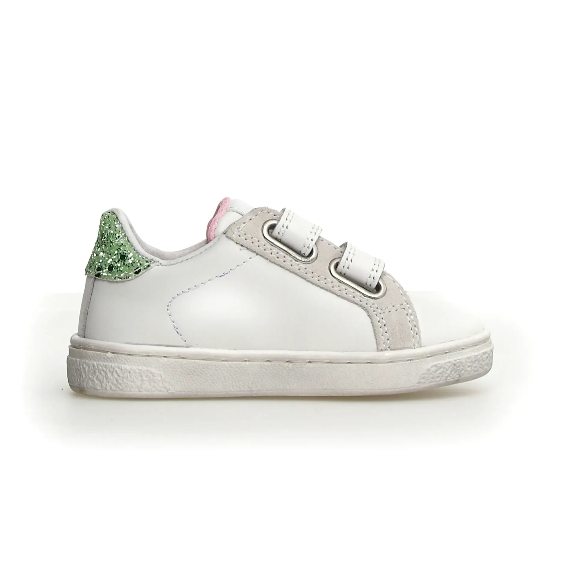 Naturino Pinn Vl Girl's Casual Shoes - White/Pink/Light Green New