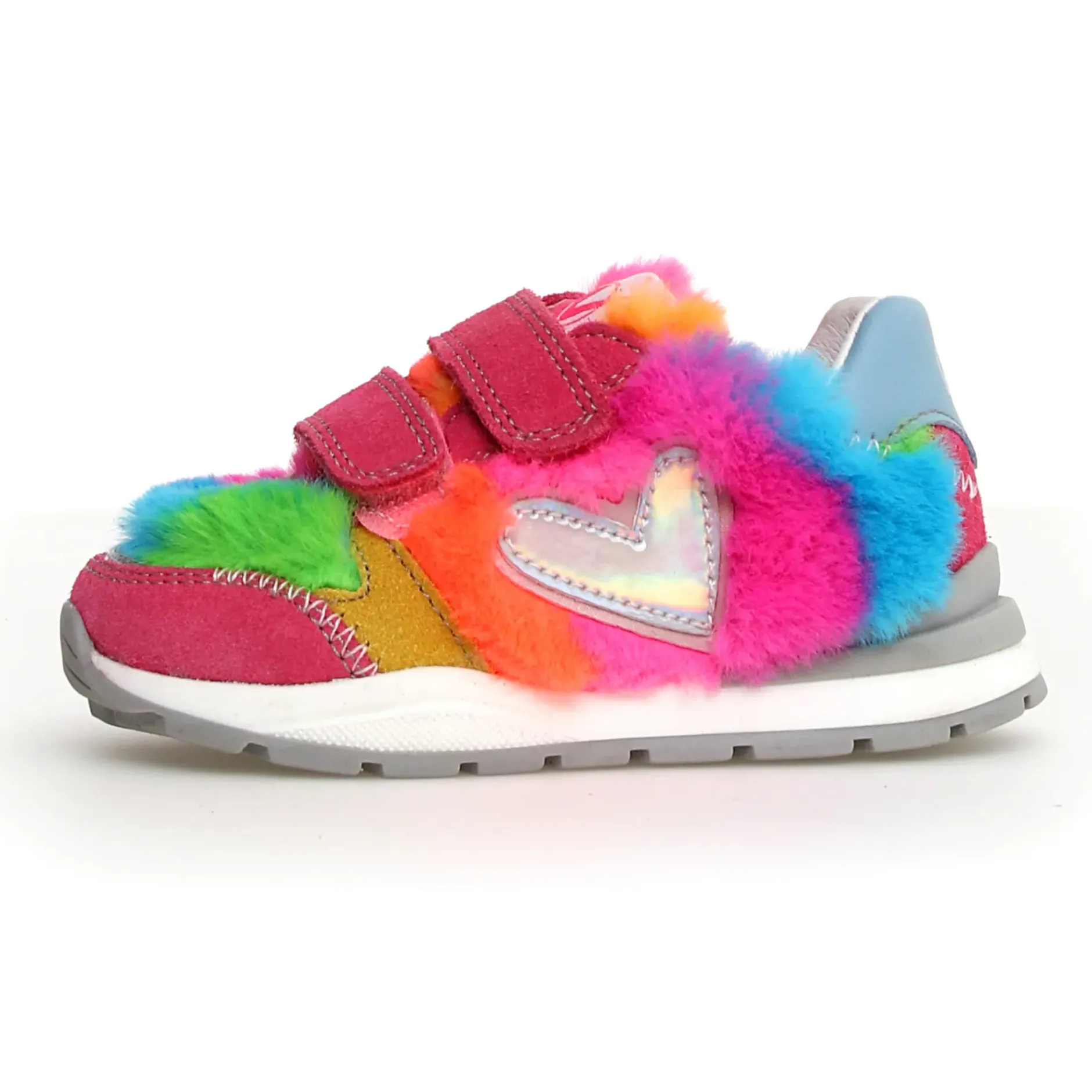 Naturino Quelly Vl Girl's Casual Shoes - Flamingo/Yellow/Multi Sale
