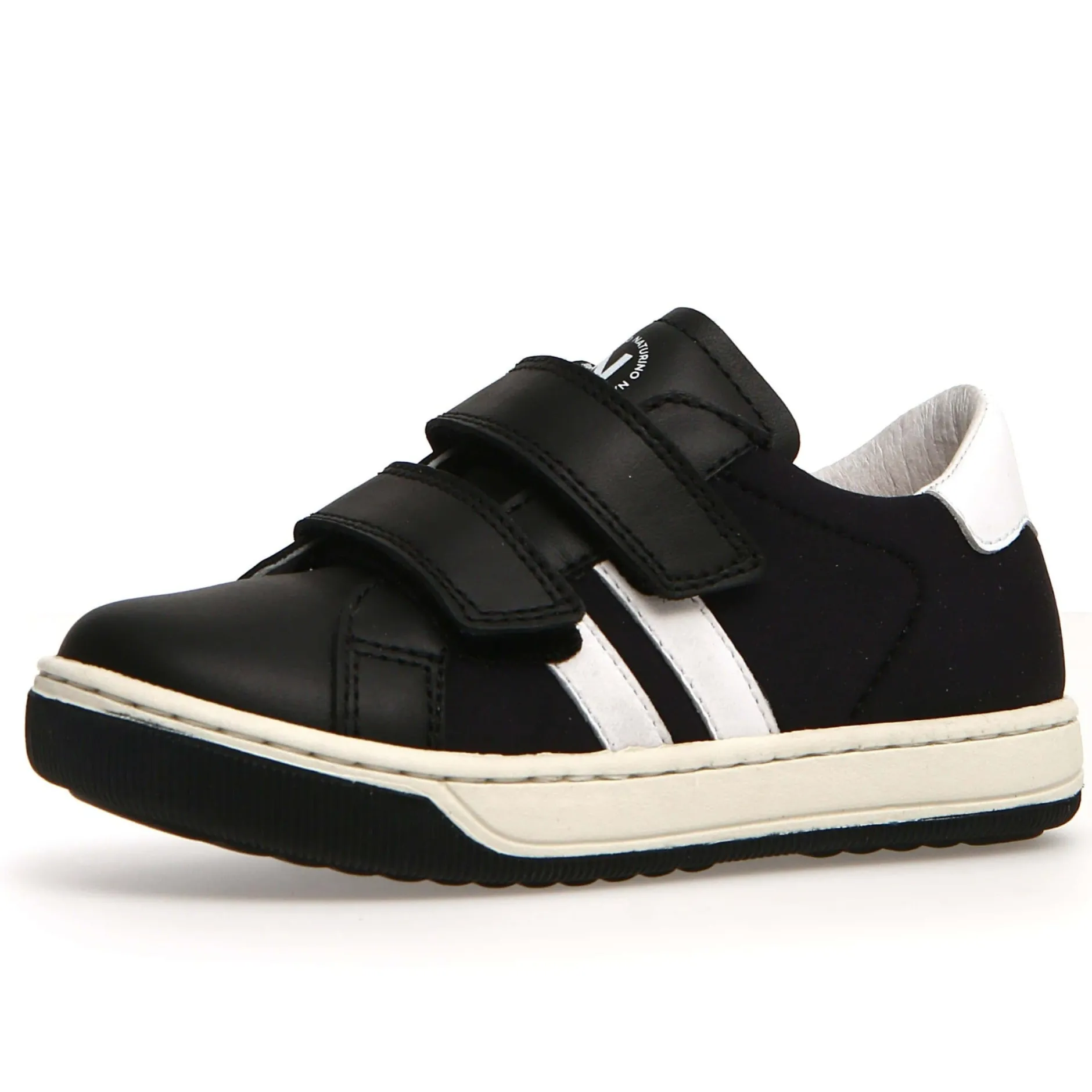 Naturino Rery VL Boy's and Girl's Sneakers - Black/White Clearance