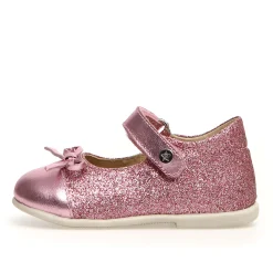 Naturino Salleny Girl's Dress Shoes - Metallic / Glitter Pink Fashion