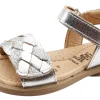 Old Soles 551 Girl's Harlequin Sandal, Silver/Glam Argent Sale