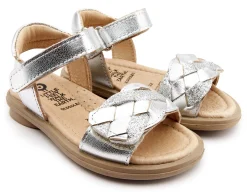 Old Soles 551 Girl's Harlequin Sandal, Silver/Glam Argent Sale