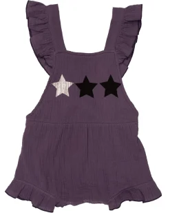 Old Soles Star Child Ruffled Romper Amethyst New