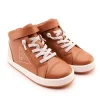 Old Soles Boy's 1000 Brigade High Top Casual Shoes - Tan/Gris Best