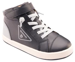 Old Soles Boy's 1000 Brigade High Top Casual Shoes - Navy / Dusty Blue / White Navy Sole Fashion