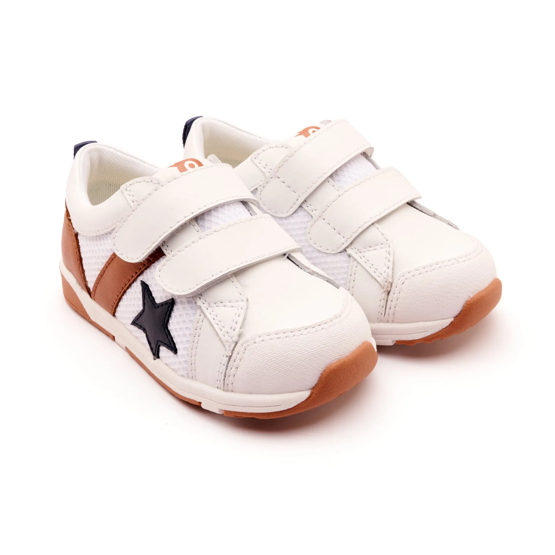 Old Soles Boy's 2111 Fresh Tracks Casual Shoes - Snow / Tan / Navy / White Gum Sole Fashion