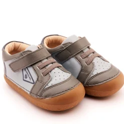 Old Soles Boy's & Girl's 4094 Badge Pave Casual Shoes - Dusty Blue / Grey / Navy Sale