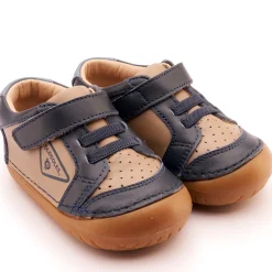 Old Soles Boy's & Girl's 4094 Badge Pave Casual Shoes - Taupe / Navy / Indigo Best