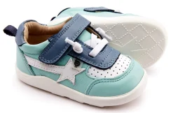 Old Soles Boy's & Girl's 8031 Ground Work Sneakers - Jade/Snow/Indigo Fashion
