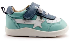 Old Soles Boy's & Girl's 8031 Ground Work Sneakers - Jade/Snow/Indigo Fashion