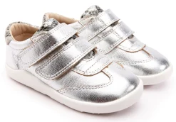 Old Soles Boy's & Girl's 8012 Path Way Shoe - Silver/Grey Serp Hot