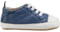 Old Soles Boy's & Girl's 106R Eazy Jogger Vintage Trainer Denim Blue Sneakers Fashion