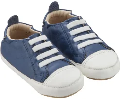 Old Soles Boy's & Girl's 106R Eazy Jogger Vintage Trainer Denim Blue Sneakers Fashion