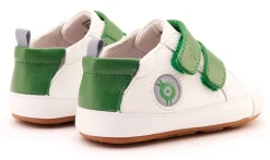 Old Soles Boy's & Girl's 0079RT Badge Bub Casual Shoes - Snow / Green Fashion