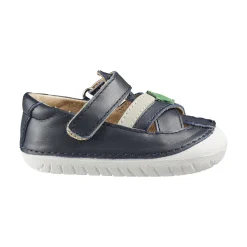 Old Soles Boy's 4078 Marching Pave Shoes - Navy/Gris/Navy/Neon Green Clearance