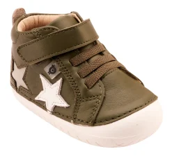 Old Soles Boy's 4098 Starstar Pave Casual Shoes - Militare / Snow / Gris Discount