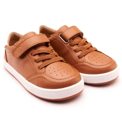 Old Soles Boy's 1019 The Tread Casual Shoes - Tan / Snow / White Gum Sole Discount