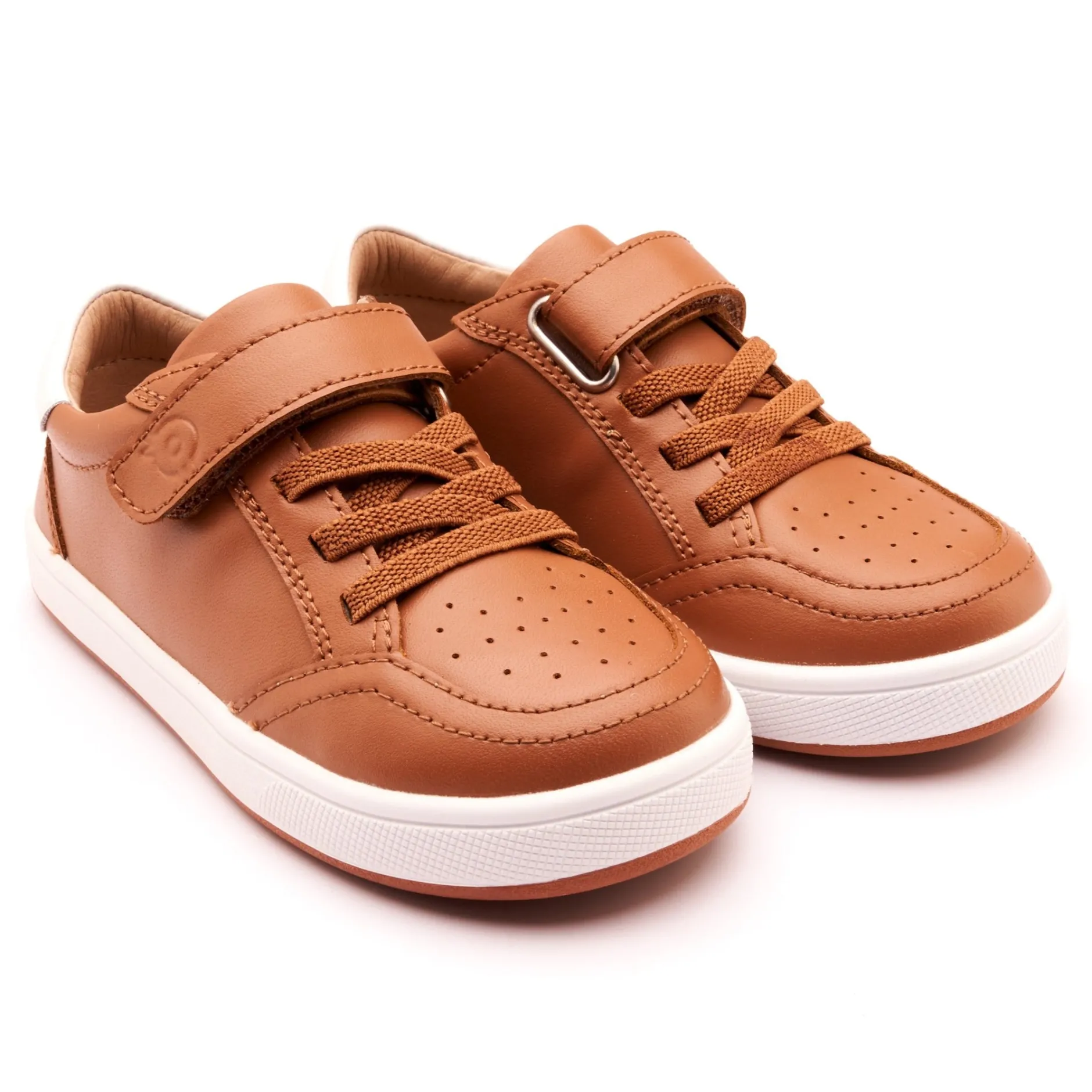 Old Soles Boy's 1019 The Tread Casual Shoes - Tan / Snow / White Gum Sole Discount