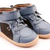 Old Soles Boy's 8039 Woodford Casual Shoes - Grey Suede / Indigo Fashion