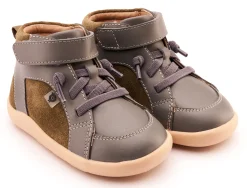 Old Soles Boy's 8039 Woodford Casual Shoes - Militare Suede / Grey Fashion