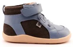 Old Soles Boy's 8039 Woodford Casual Shoes - Grey Suede / Indigo Fashion