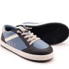 Old Soles Boy's and GIrl's Jet Casual Shoes - Light Denim Canvas / Navy / Snow Best