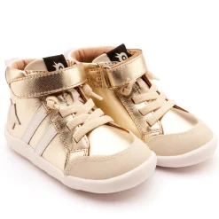 Old Soles Boy's and Girl's Boss Ground Casual Shoes - Gold / Sporco / Snow Hot