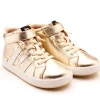 Old Soles Boy's and Girl's Challenger Casual Shoes - Gold / Snow / Silver Best