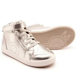 Old Soles Boy's and Girl's The Skill Casual Shoes - Silver Sale