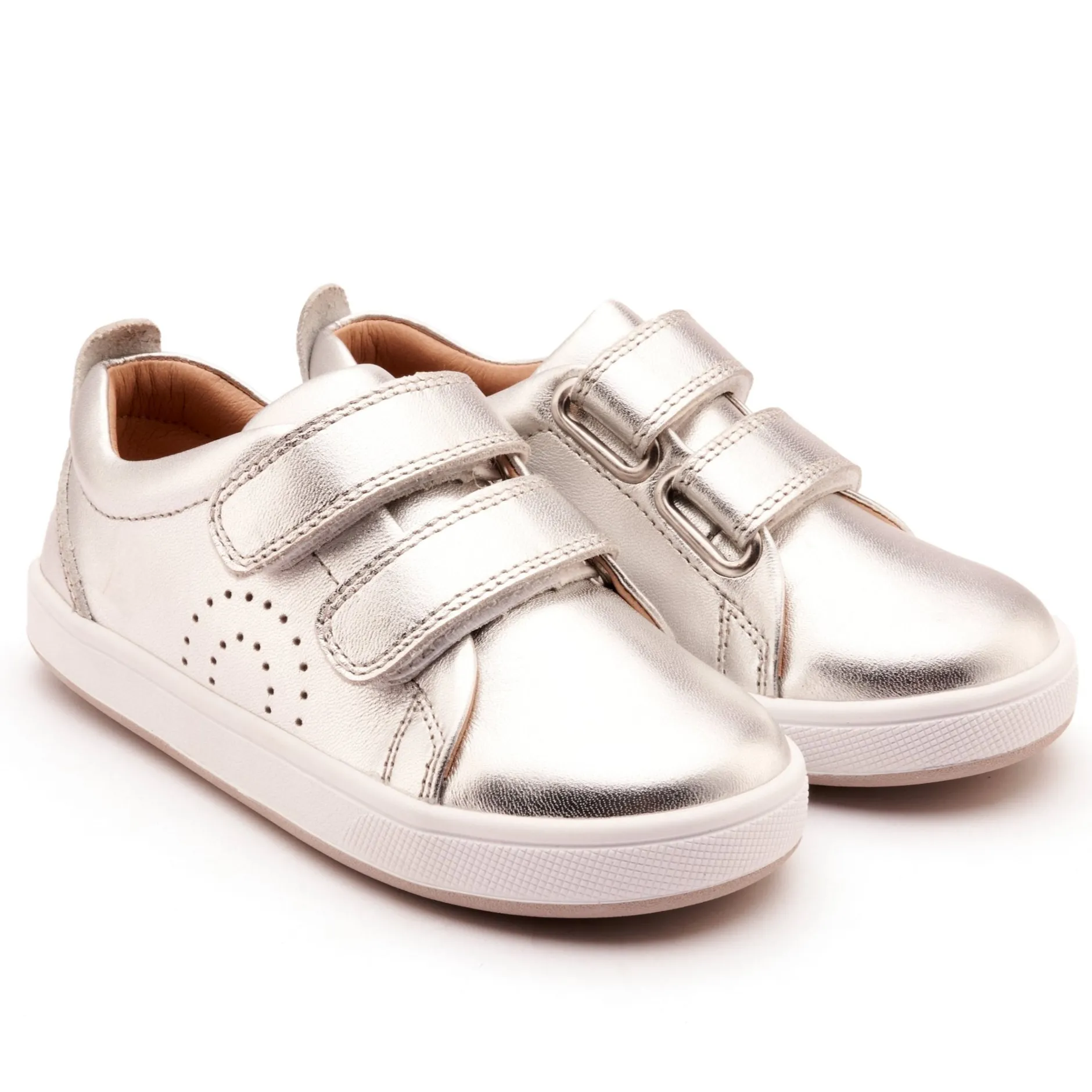 Old Soles Boy's and Girl's Big Tot Casual Shoes - Silver Discount