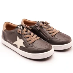 Old Soles Boy's and Girl's Platinum Runner Casual Shoes - Antracita / Taupe / Sporco Fashion