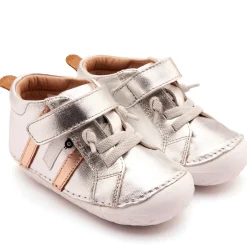 Old Soles Boy's and Girl's Away Pave Casual Shoes - Silver / Copper / Snow Discount