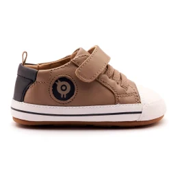 Old Soles Boy's and Girl's Team Bub Casual Shoes - Taupe / Navy Discount