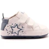 Old Soles Boy's and Girl's 0082RT Baby Splash Casual Shoes - Snow / Indigo / Indigo Sole Clearance