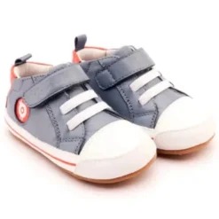 Old Soles Boy's and Girl's 0076RT Team Bub Casual Shoes - Indigo / Bright Red New