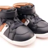 Old Soles Boy's and Girl's 8044 Tar Ground Casual Shoes - Navy / Tan / Snow Sale