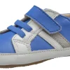 Old Soles Boy's and Girl's Mini Jogger, Neon Blue / Snow / Gris Best