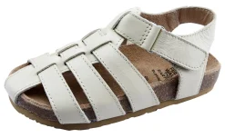 Old Soles Boy's and Girl's Roadstar Fisherman Leather Sandals, Cream Hot