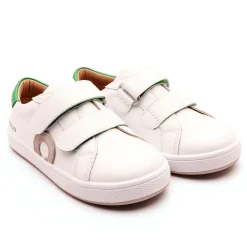 Old Soles Boy's and Girl's Kix Casual Shoes - Snow / Neon Green / Gris / White Best