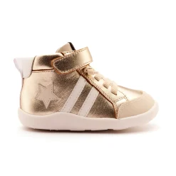 Old Soles Boy's and Girl's Boss Ground Casual Shoes - Gold / Sporco / Snow Hot