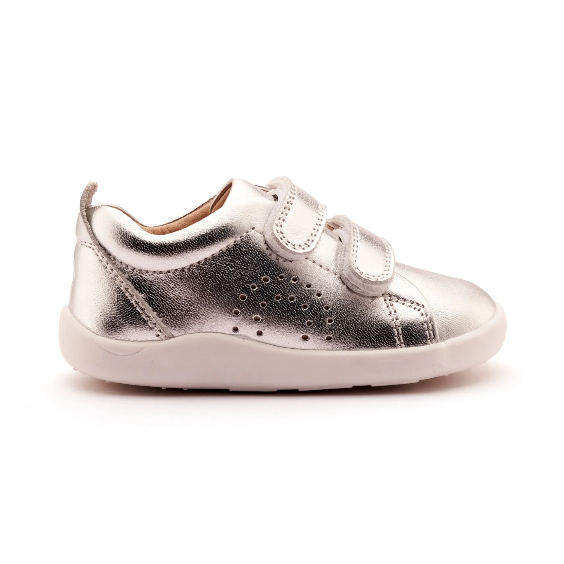 Old Soles Boy's and Girl's LittleTot Casual Shoes - Silver Discount
